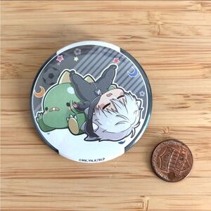 Rare Blue lock can badge Nagi Seishiro sleeping